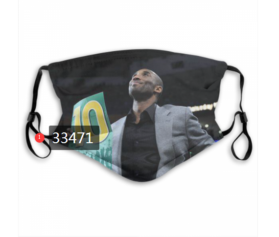 2021 NBA Los Angeles Lakers #24 kobe bryant 33471 Dust mask with filter
